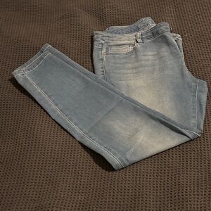 Michael Kors Light Blue Ankle Jeans